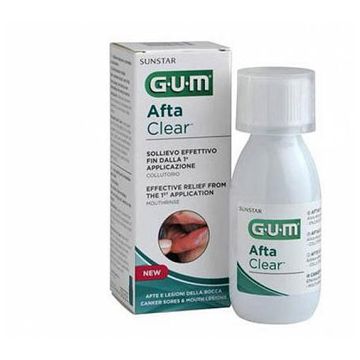 Gum Afta Clear Rinse Soluzione 120ml