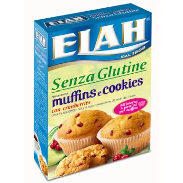 Elah Preparato Per Muffin E Cookies Con Cranberries 190g
