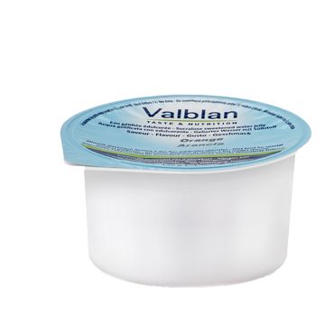 Valblan eau gelificata edulcorata arancia 125 g