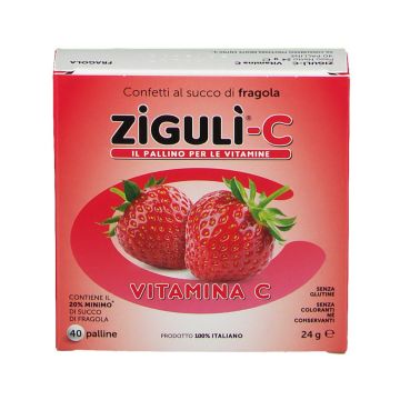 Zigulì-C Fragola con Vitamina C 40 Palline