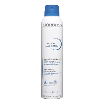 Bioderma Atoderm SOS Spray Anti-prurito Pelle Secca 200 ml
