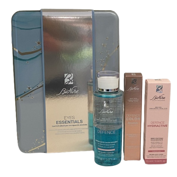 Eye Essentials Kit Natale 2025 Defence Color Absolute Mascara 8 ml + Defence Struccante Occhi Bifasico 150 ml + Defence Hydractive Siero Contorno Occhi Idratante 15 ml