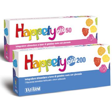 Happety Piu 50 7 Flaconcini 50 mg