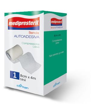 Medipresteril benda elas cm8x4mt