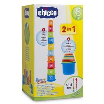 Chicco gioco numeri impilabili 6m+