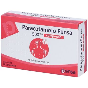 Paracetamolo Pensa 20 Compresse 500mg