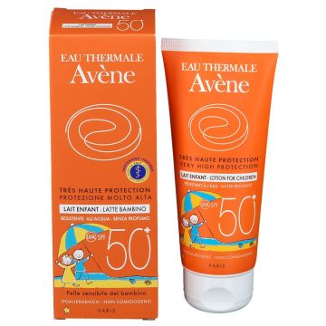Avène Solare Latte Bambino SPF 50+ Protezione Molto Alta Corpo 100 ml