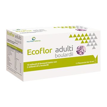 Ecoflor Plus Boulardii integratore alimentare 10 flaconcini Aqua Viva