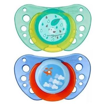Chicco Succhietto air Caucciù boy 12m + 2pezzi