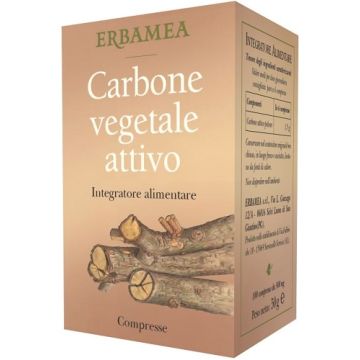 Carbone Veg Attivo 100capsule Erbame