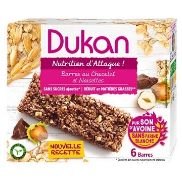 Dukan Bar Crusca Cioccolato e Nocciole