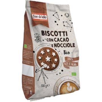 Fior di Loto Biscotti Cacao/Nocciole 350g