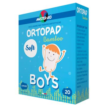 Cerotto Oculare Per Ortottica Ortopad Soft Boys Junior 20 Pezzi
