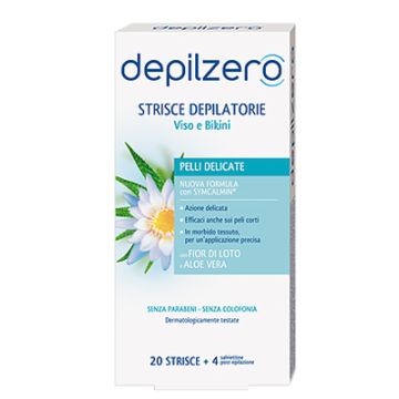 Depilzero Str.viso/bikini 24pezzi