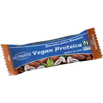 Ultimate Barretta Vegan Proteica Mandorla 1 Pezzo 40 G
