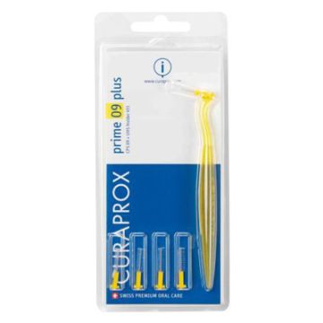 Curaprox Scovolino Prime Plus Giallo 5 Pezzi +  Supporto