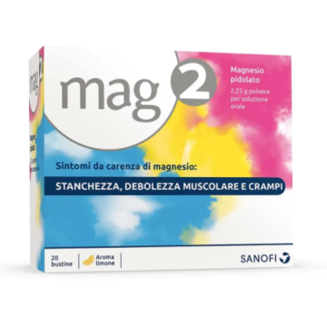 Mag2 Granulato Soluzione Orale 2,25g Magnesio Pidolato 20 Bustine