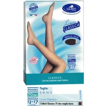 Sauber Classico Collant 70 Denari Maglia Liscia Cioccolato 4 Sauber Classico Collant 70 Denari Maglia Liscia Cioccolato 4