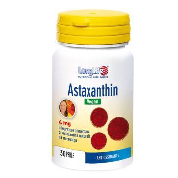 Longlife astaxanthin 4mg 30prl
