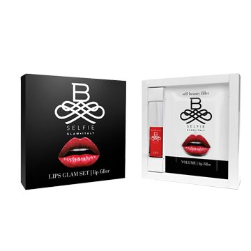 B selfie lips glam set filler