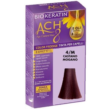 Biokeratin ach8 color prodige 4/m castano mogano