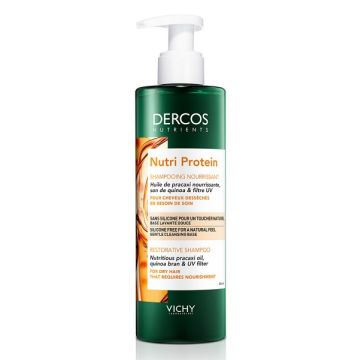 Dercos Nutrients Shampoo Nutri Protein Capelli Crespi E Secchi 250 ml