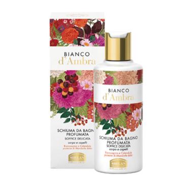 Bianco ambra schiuma bagno