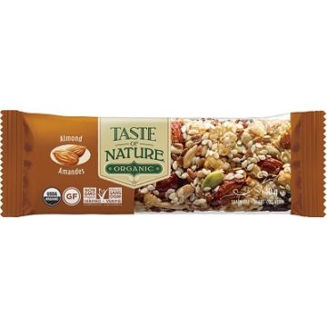 Taste of Nature Organic Barretta alle Mandorle Bio 40g