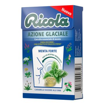 Ricola Azione Glaciale Senza Zuccheri 50g