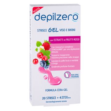 Depilzero strisce gel viso bik Depilzero strisce gel viso bik