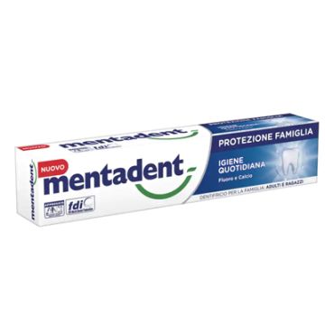 Mentadent Dentifricio Protezione Famiglia Igiene Quotidiana 75ml