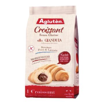 Agluten croissant gianduia 4 pezzi da 55 g