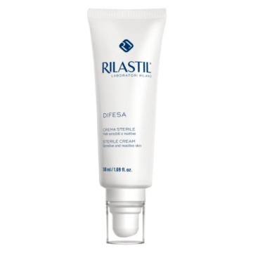 Rilastil Difesa Crema Sterile Lenitiva per Pelli Sensibili e Irritate 50 ml