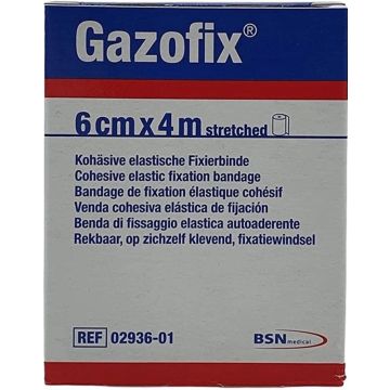 Gazofix Benda Elastica Autoadesiva 6 x 400 cm
