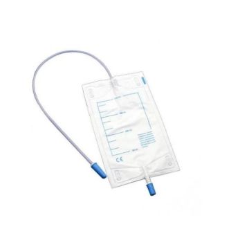 Sacca Urina Con Scarico Tubo 130 cm 2 Litri Sacca Urina Con Scarico Tubo 130 cm 2 Litri