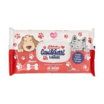 Dealo Salviettine Cani & Gatti Pocket 20 Pezzi