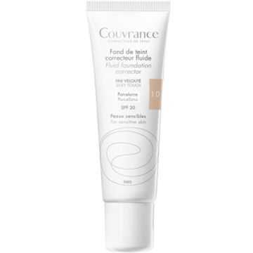 Avene Couvrance Fondotinta Correttore Fluido 1.0 Porcellana 30 ml