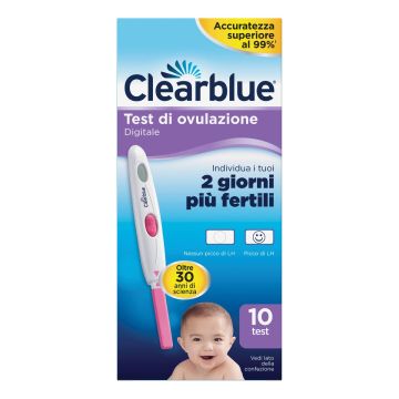 Clearblue Test di Ovulazione Digitale 10 Stick