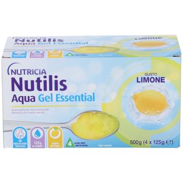 Nutilis Aqua Gel Bevanda Di Facile Ingestione Gusto Thè Al Limone 4x125 g