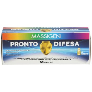 Massigen Pronto Difesa Integratore Supporto Difese Immunitarie 14 Flaconcini 10 ml