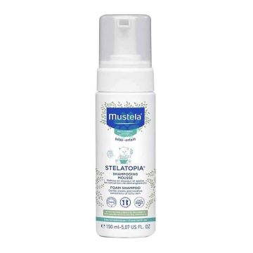 Mustela Stelatopia Shampoo Mousse Per Neonati e Bambini 150 ml