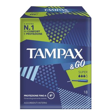 Tampax &go Super 18pezzi 8423