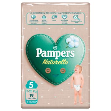 Pampers Natur.5(11-25kg)17+2pezzi