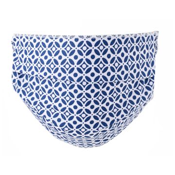 Set 2 mascherine stampate blu/r 2 pezzi