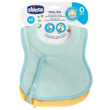 Chicco Bavaglini azzurro 0m+ 2pezzi