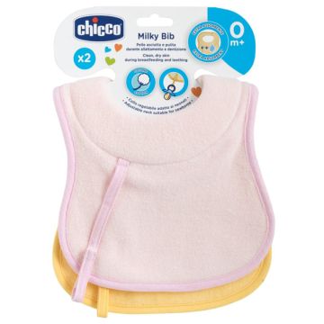 Chicco Bavaglini rosa 0m+ 2pezzi