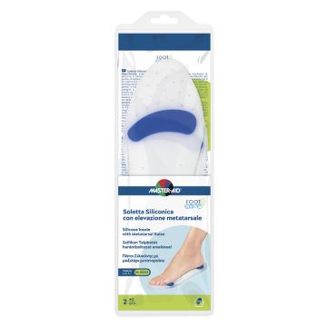 Master-aid foot care soletta siliconica xl 43-44 eu elev metatarso