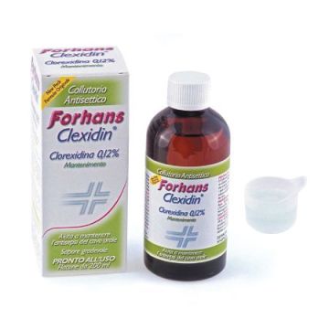 Forhans Collutorio Clexidin 0,12 Senza Alcool 200 ml