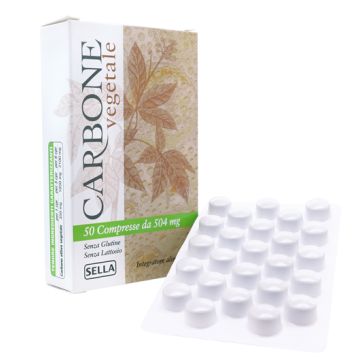 Carbone vegetale 50 compresse