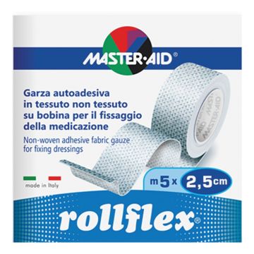 Master-Aid Rollflex Garza Autoadesiva 5 m x 2,5 cm